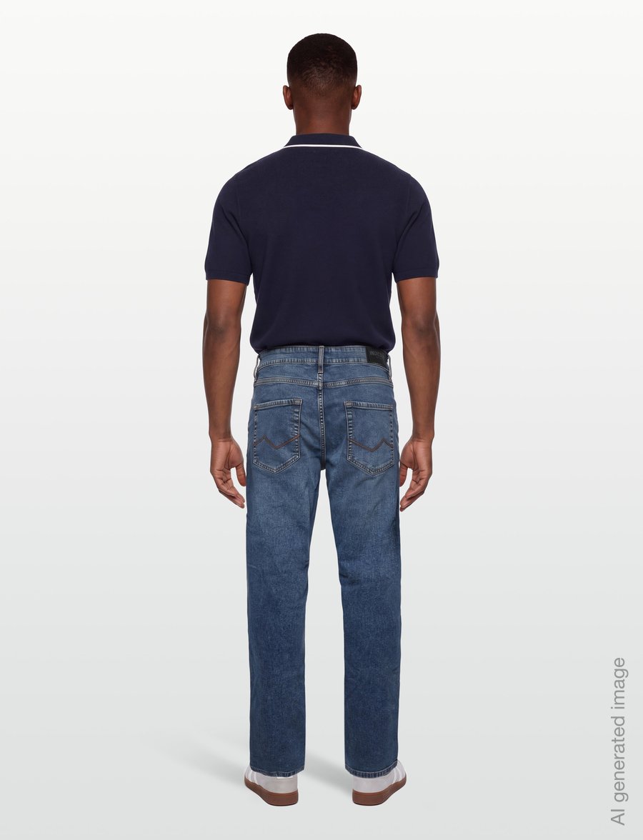 INDICODE - INVince - tapered jeans - medium indigo - 4