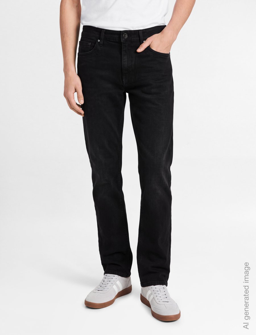 INDICODE - INVince - alt kitsenevad teksad - ultra black - 3