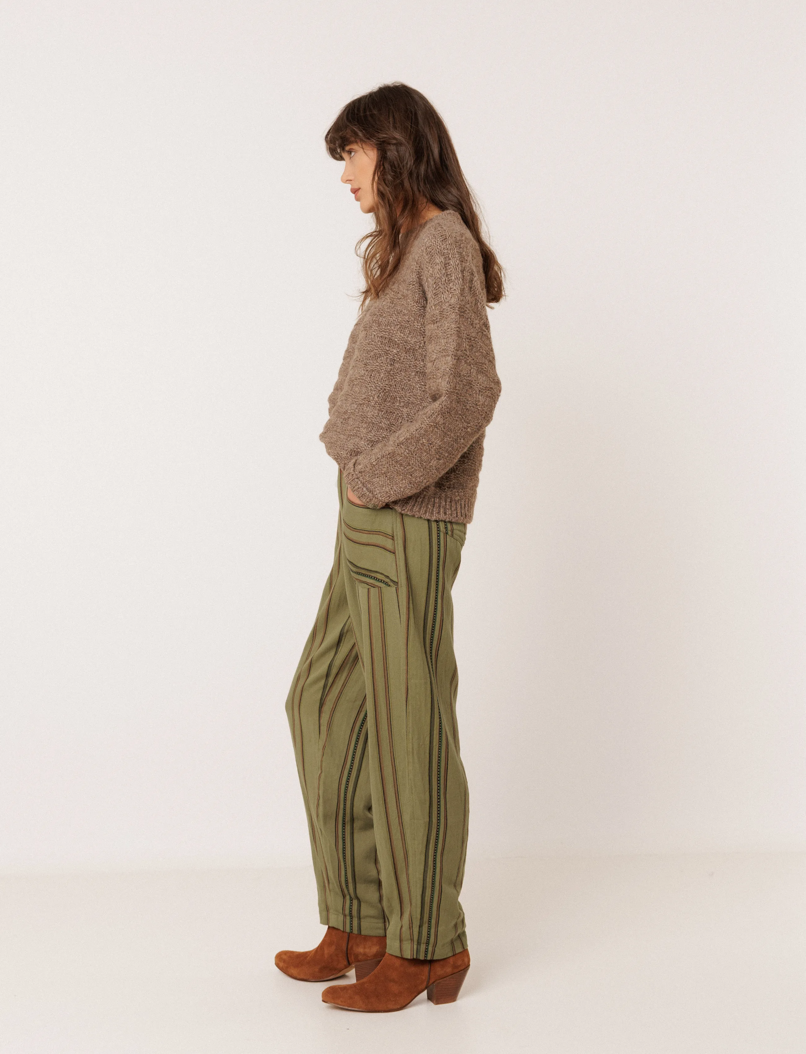 INDI&COLD VI26AD111 - Kläder - 703.KHAKI / khaki/green