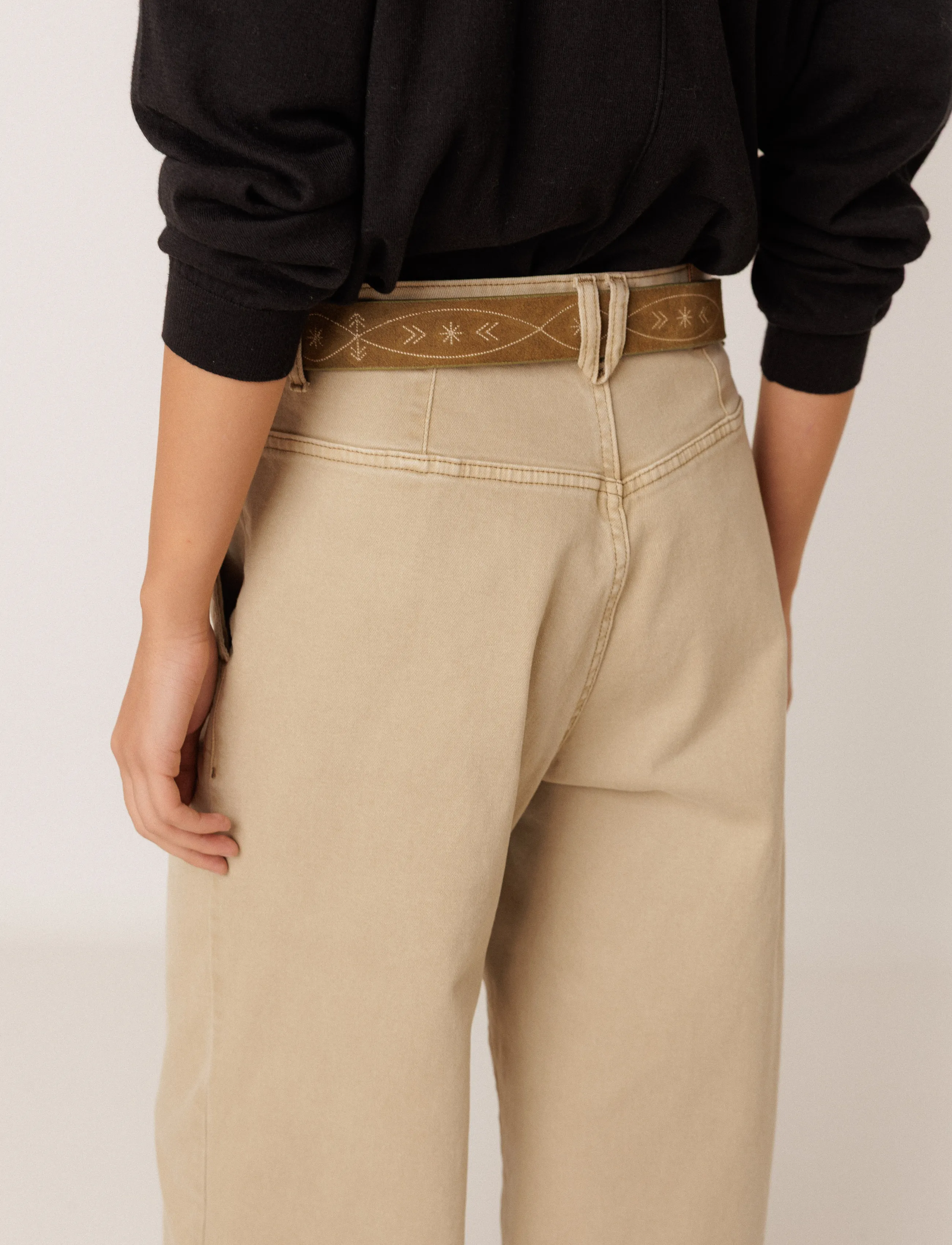 INDI&COLD Vi26Ia663, 80, Belts, Khakigrün - Casual Belt, Frauen