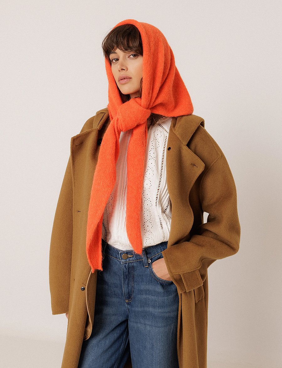 INDI&COLD - VI26MO685 - winter scarves - 400.naranja - 2