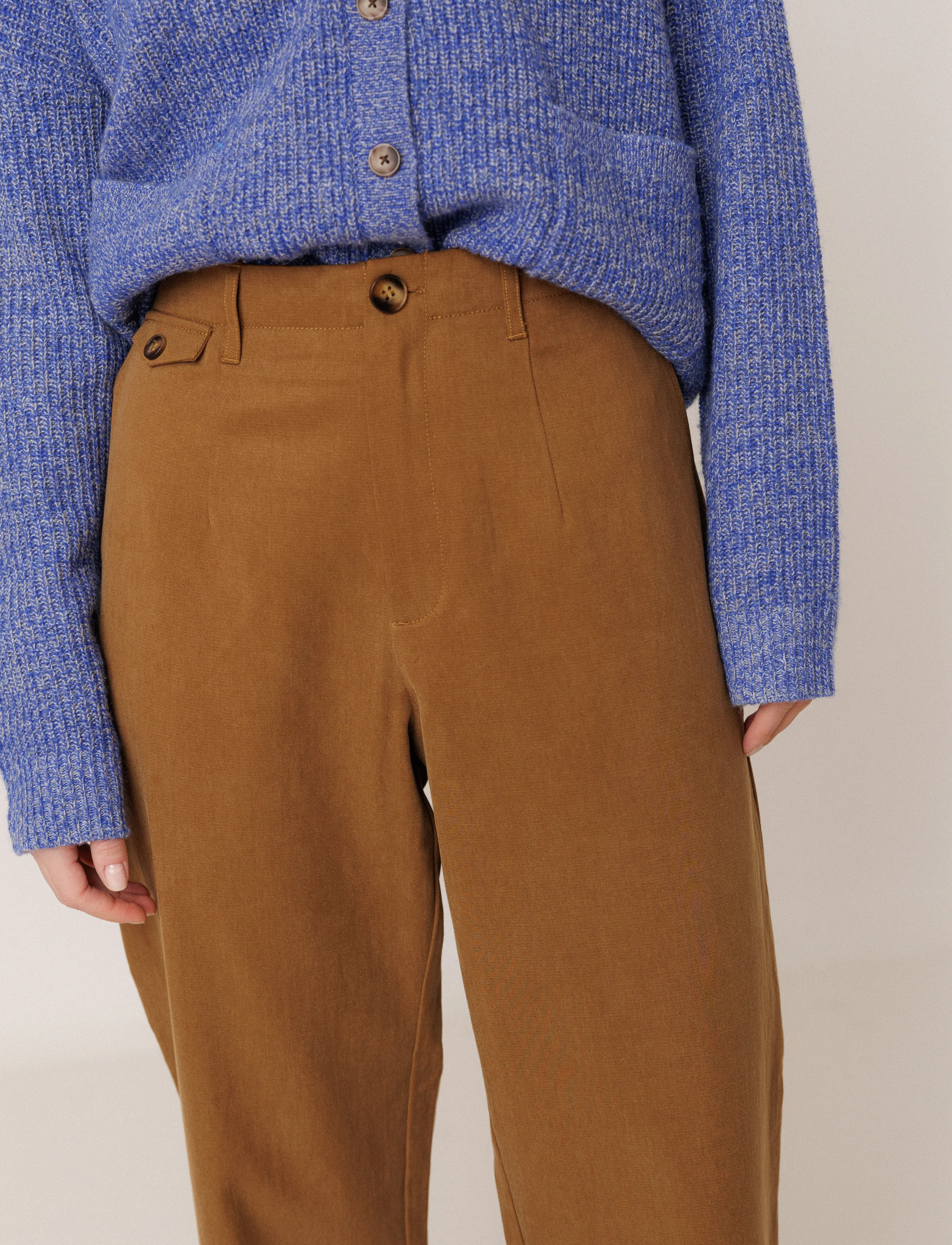 INDI&COLD - VI26NJ305-LUCAS - chinos - 108.camel - 2