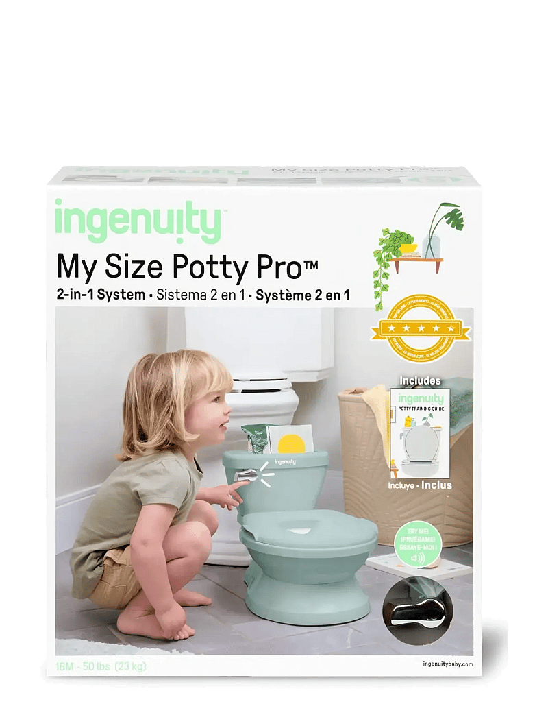 Ingenuity - My Size Potty Pro™ - Green - pottor - green - 2
