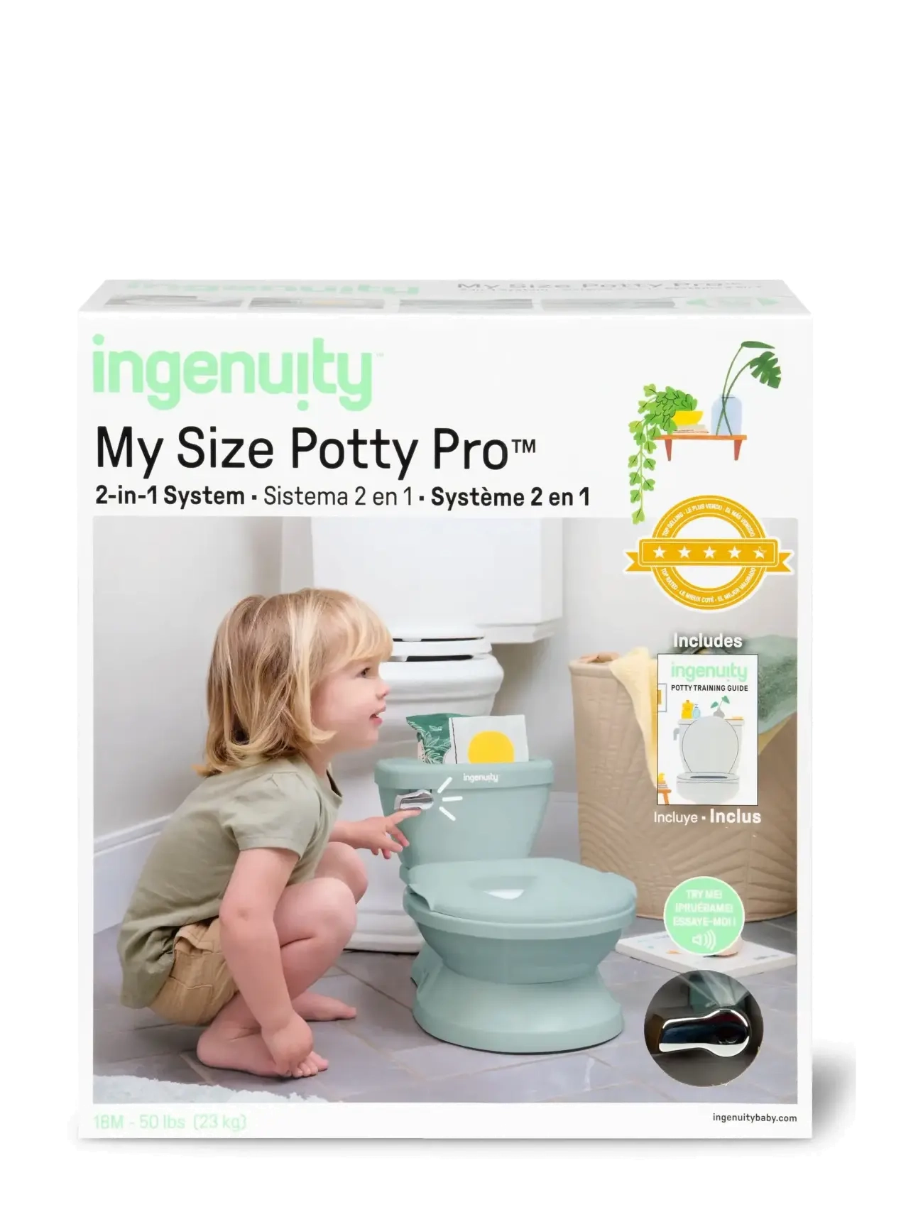 Ingenuity - My Size Potty Pro™ - Green - green - 2