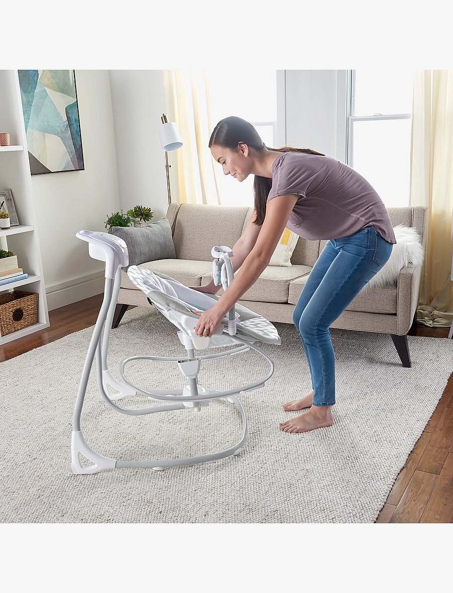 Ingenuity - SimpleComfort™ Compact Soothing Swing & Rocker™ - Raylan™ - multi coloured - 1
