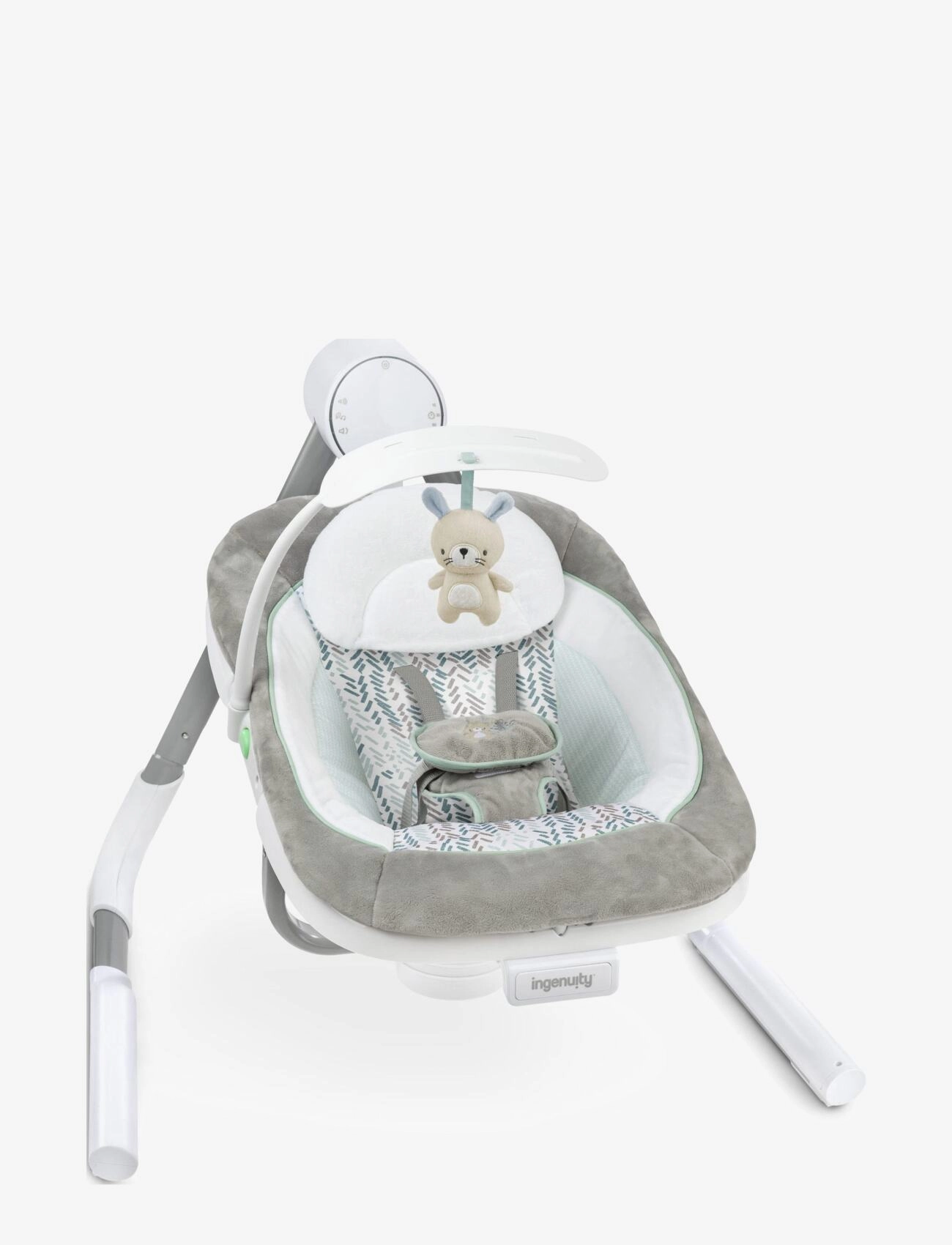 Ingenuity AnyWay Sway™ PowerAdapt™ - Spruce™ bærbar baby-vippestol - Babyprodukter - MULTI COLOURED / multi