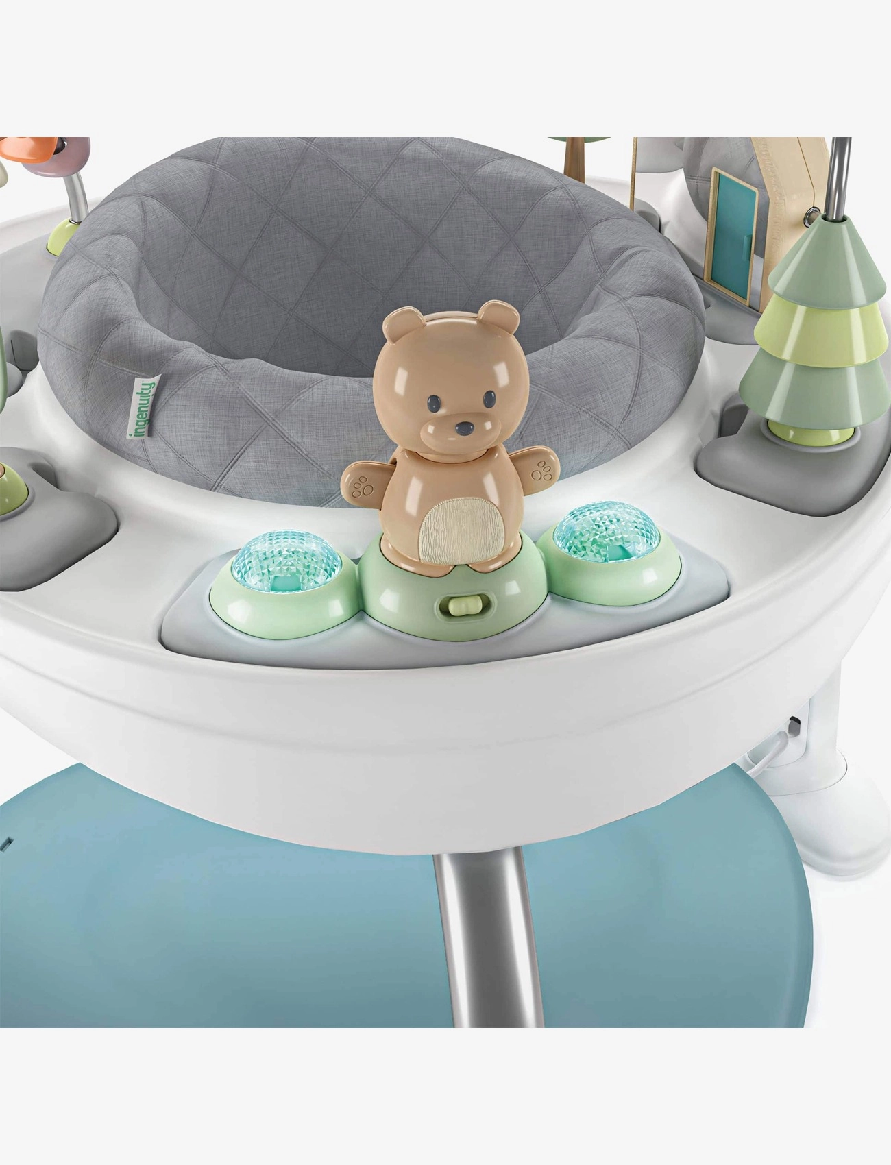 Ingenuity - Spring & Sprout™ - First Forest™ 2-in-1 legetrampolin og bord - multi coloured - 1