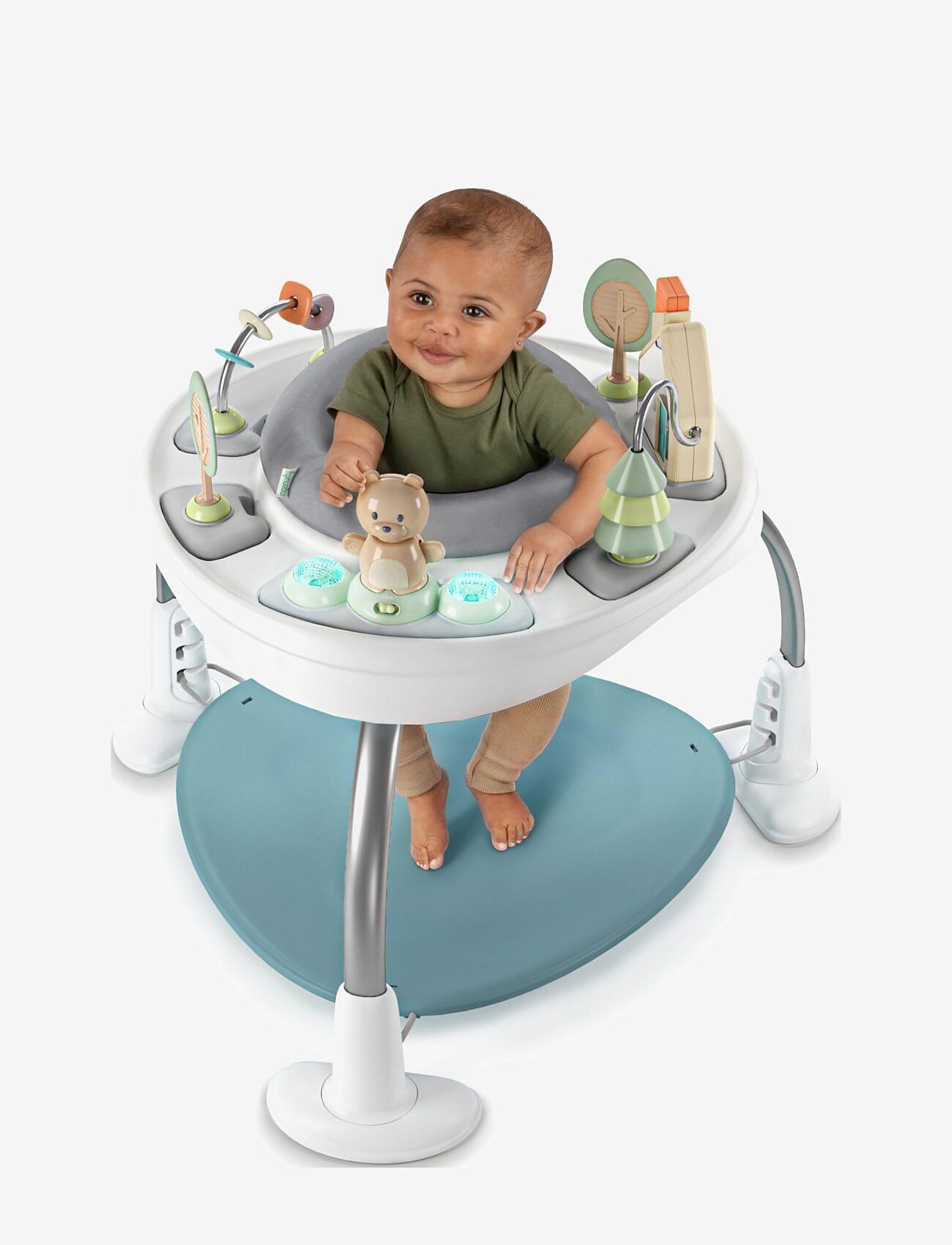 Ingenuity - Spring & Sprout™ - First Forest™ 2-in-1 legetrampolin og bord - cadeaus voor kinderen - multi coloured - 2