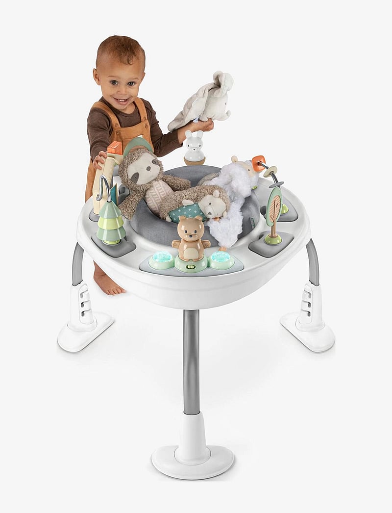 Ingenuity - Spring & Sprout™ - First Forest™ 2-in-1 legetrampolin og bord - kingitused lastele - multi coloured - 3