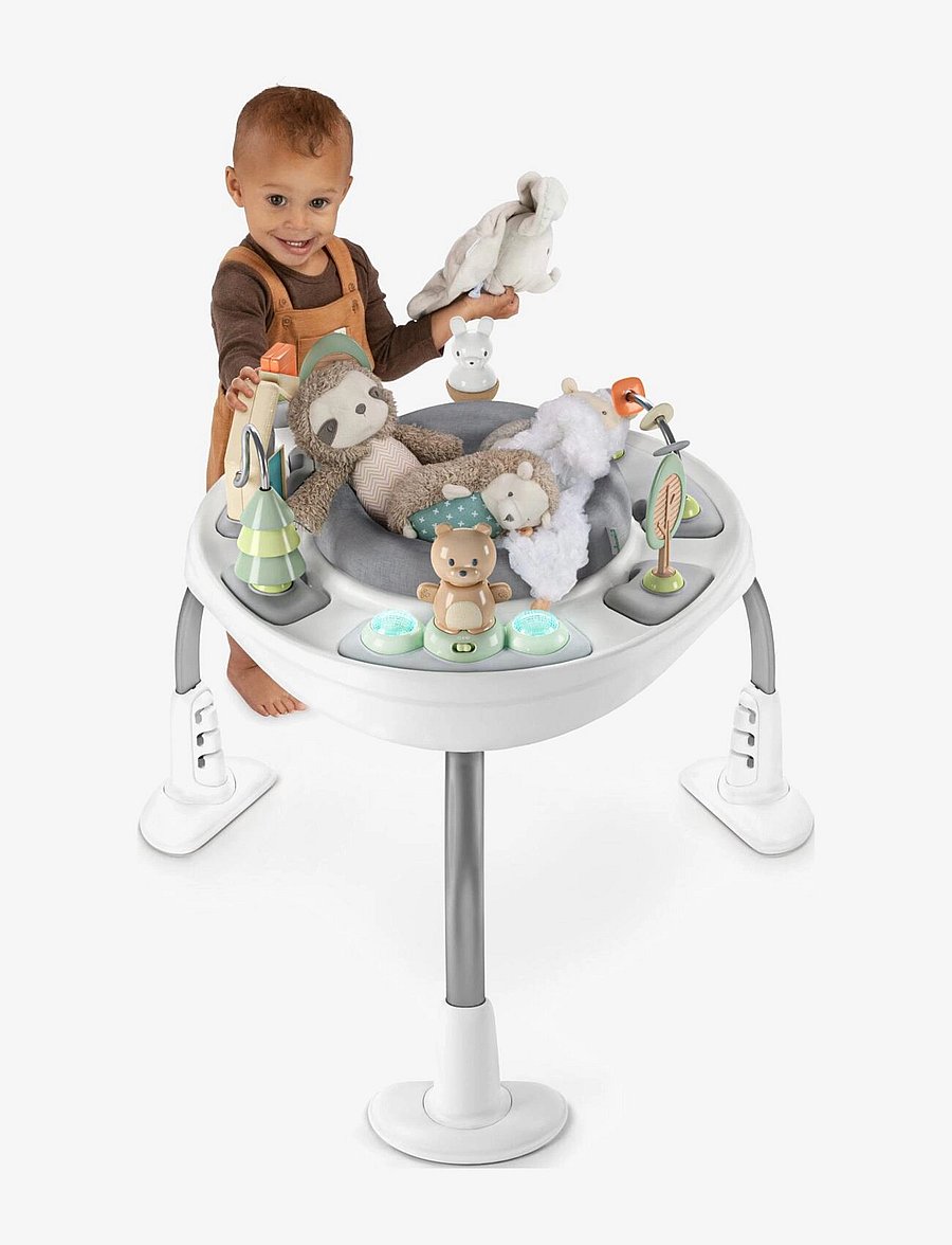 Ingenuity - Spring & Sprout™ - First Forest™ 2-in-1 legetrampolin og bord - multi coloured - 3