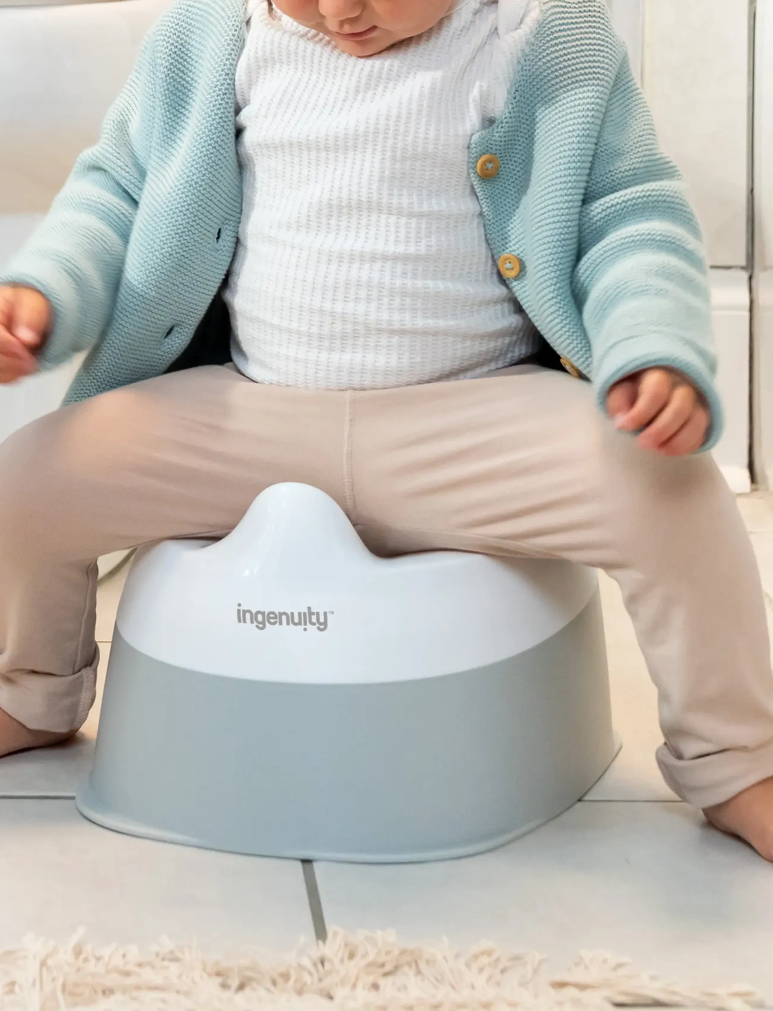 Ingenuity Ready Set Go Potty, One Size, White, Badeværelse > Potties, Børn