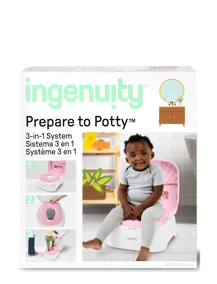 Ingenuity - Prepare to Potty™ 3-in-1 System - pottor - multi coloured - 3