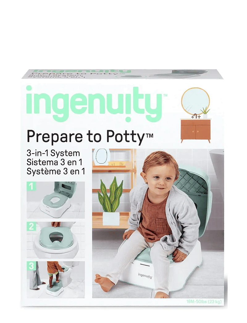 Ingenuity - Prepare to Potty™ 3-in-1 System - pottor - multi coloured - 3