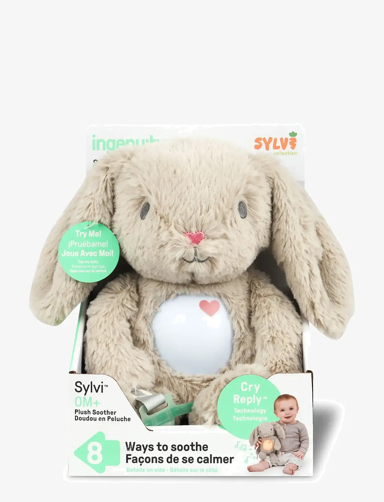 Ingenuity - Sylvi™ Plush Soother - musikalske plysdyr - multi coloured - 1