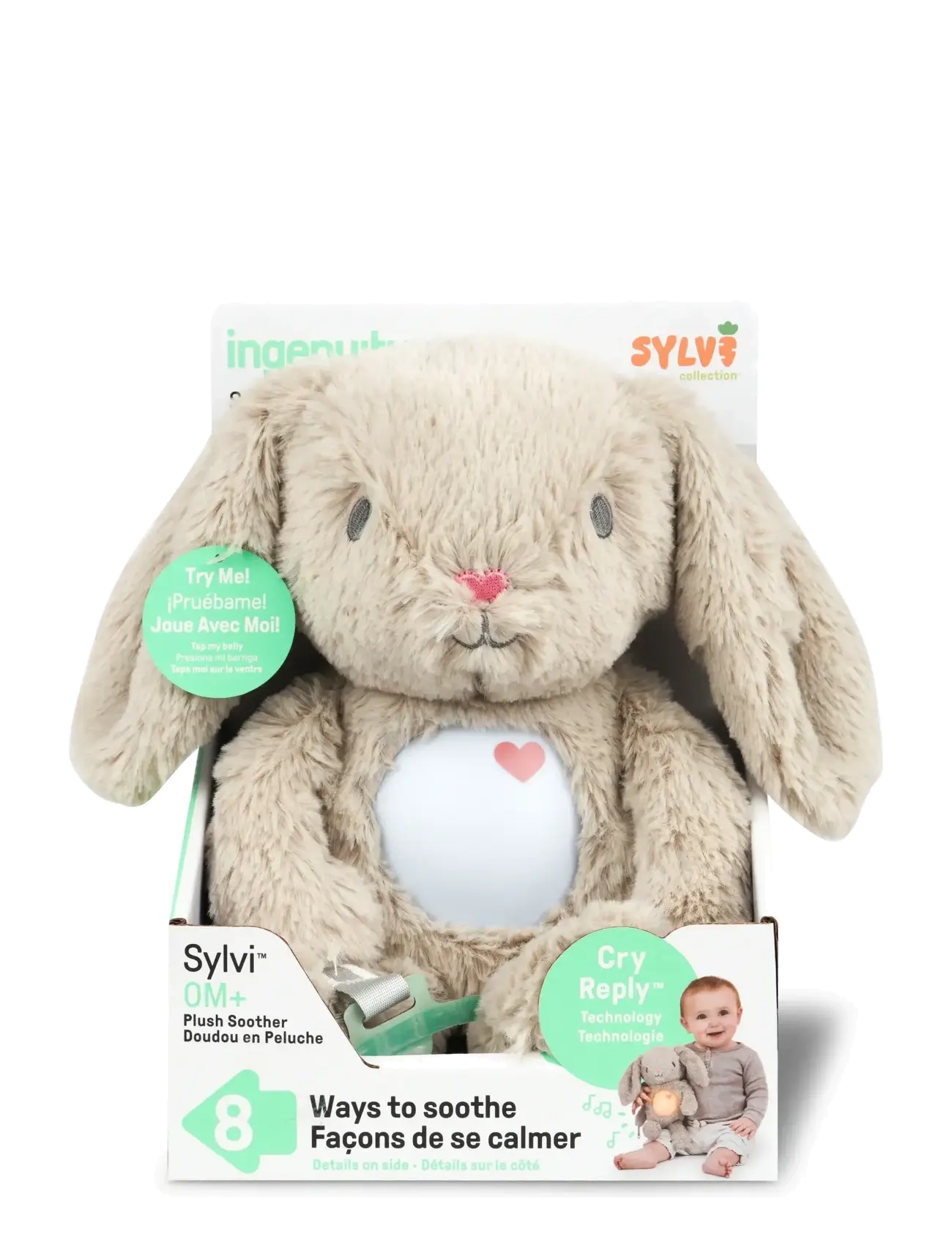 Ingenuity - Sylvi™ Plush Soother - musikalske plysdyr - multi coloured - 1