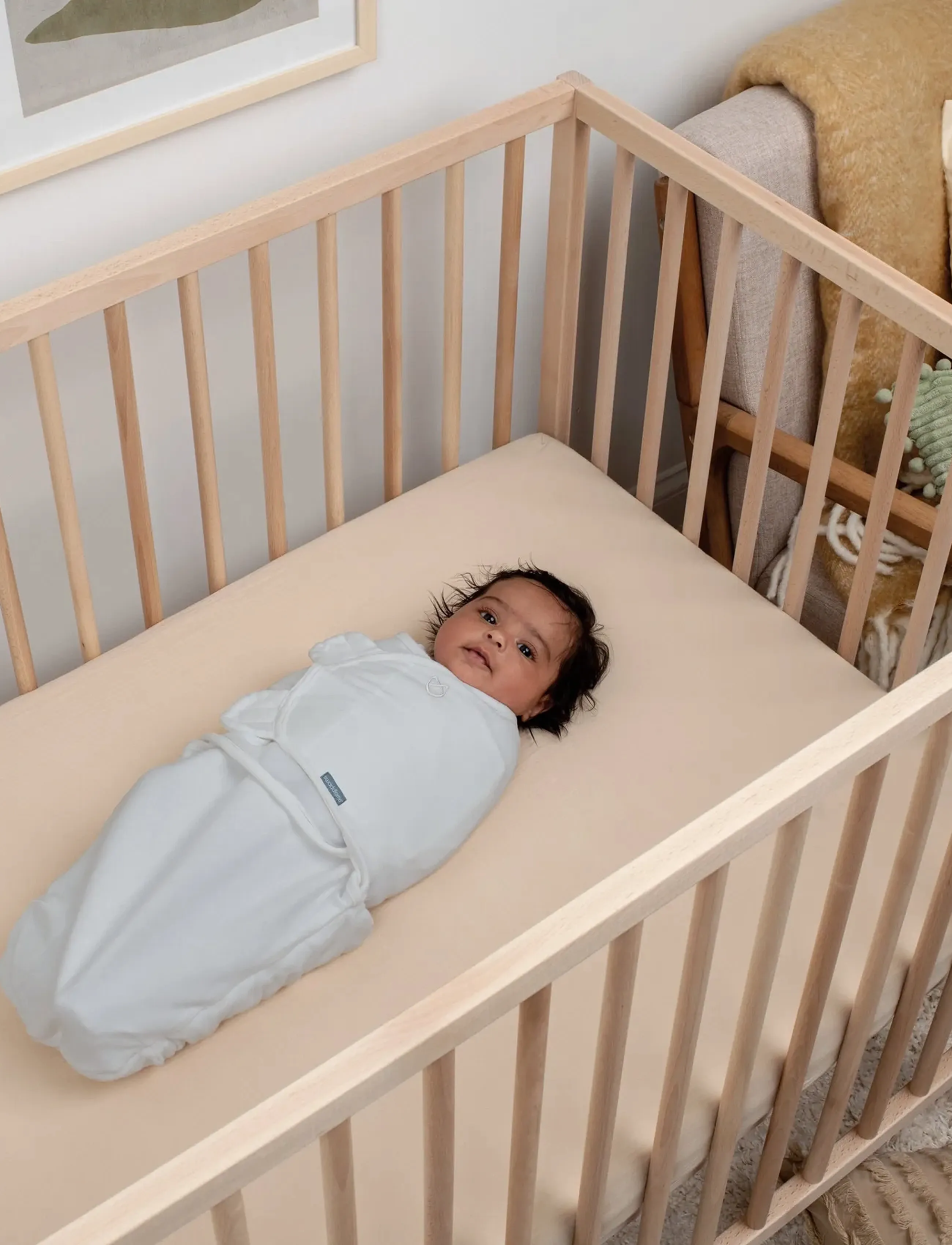 Ingenuity - SwaddleMe™ by Ingenuity™ All Season Swaddle - Stardust - babysoveposer - grey - 3