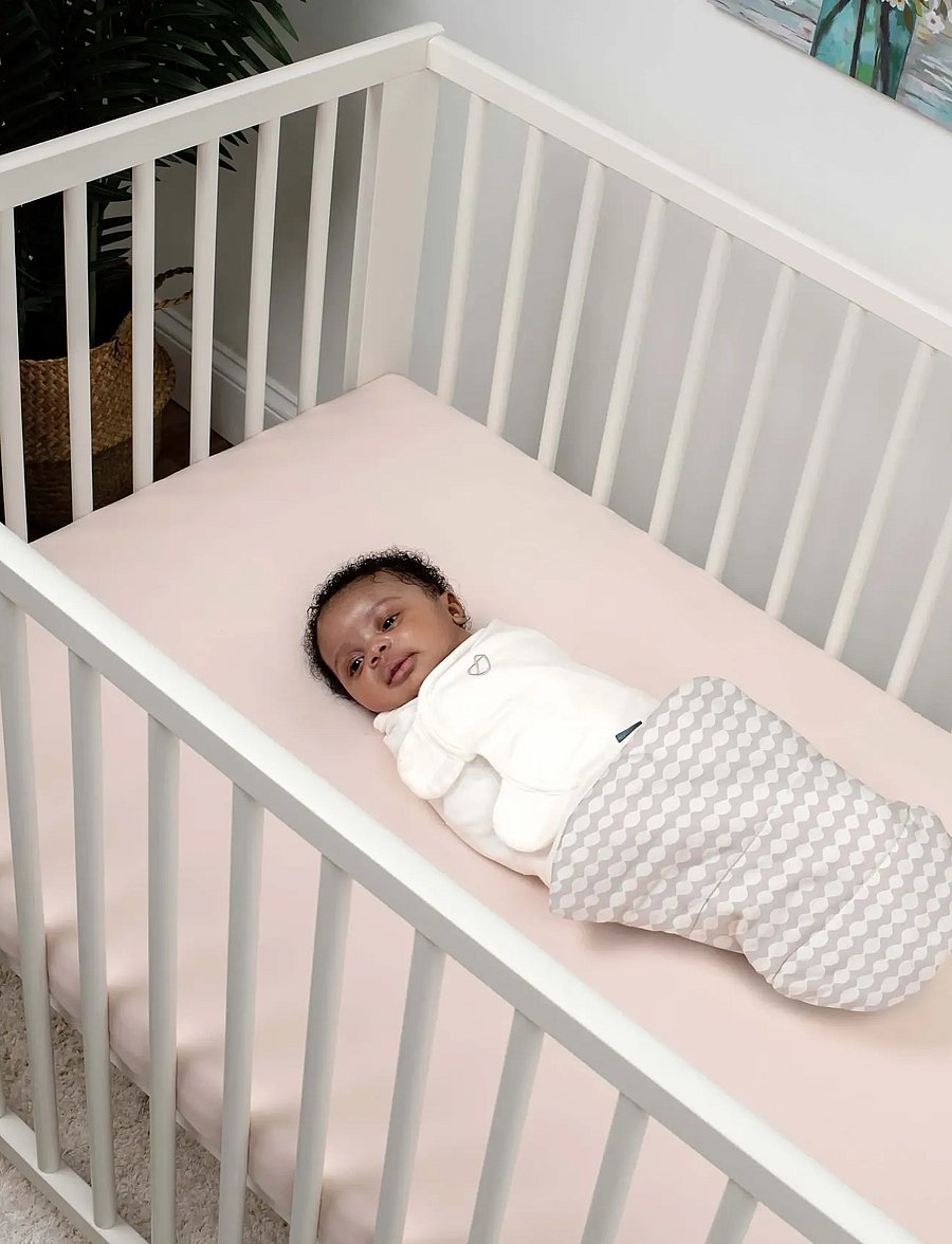 Ingenuity - SwaddleMe™ by Ingenuity™ All Season Swaddle - Dream Wave - beige - 3