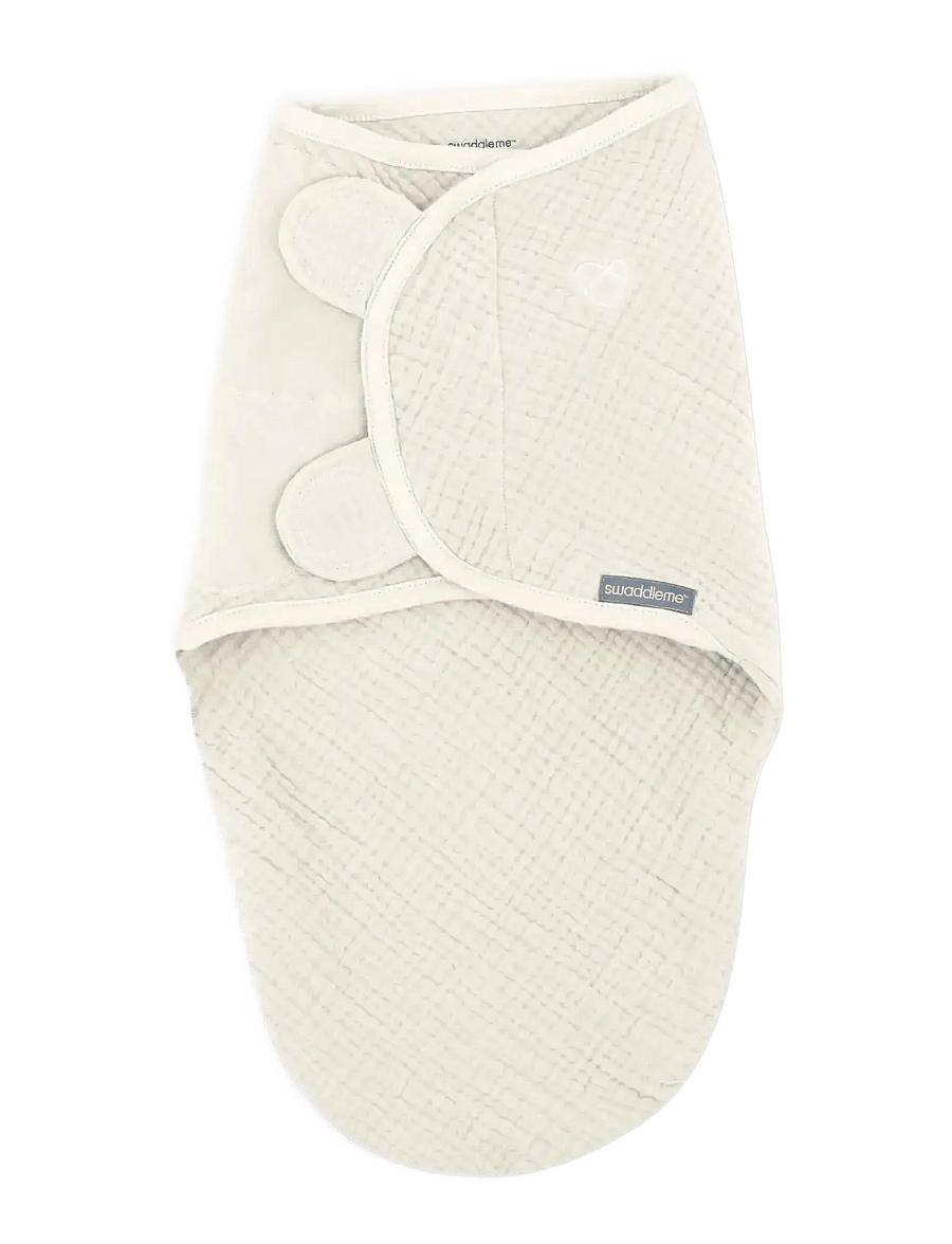 Ingenuity - SwaddleMe™ by Ingenuity™ Muslin Original Swaddle - Cream - muslinfiltar - beige - 1