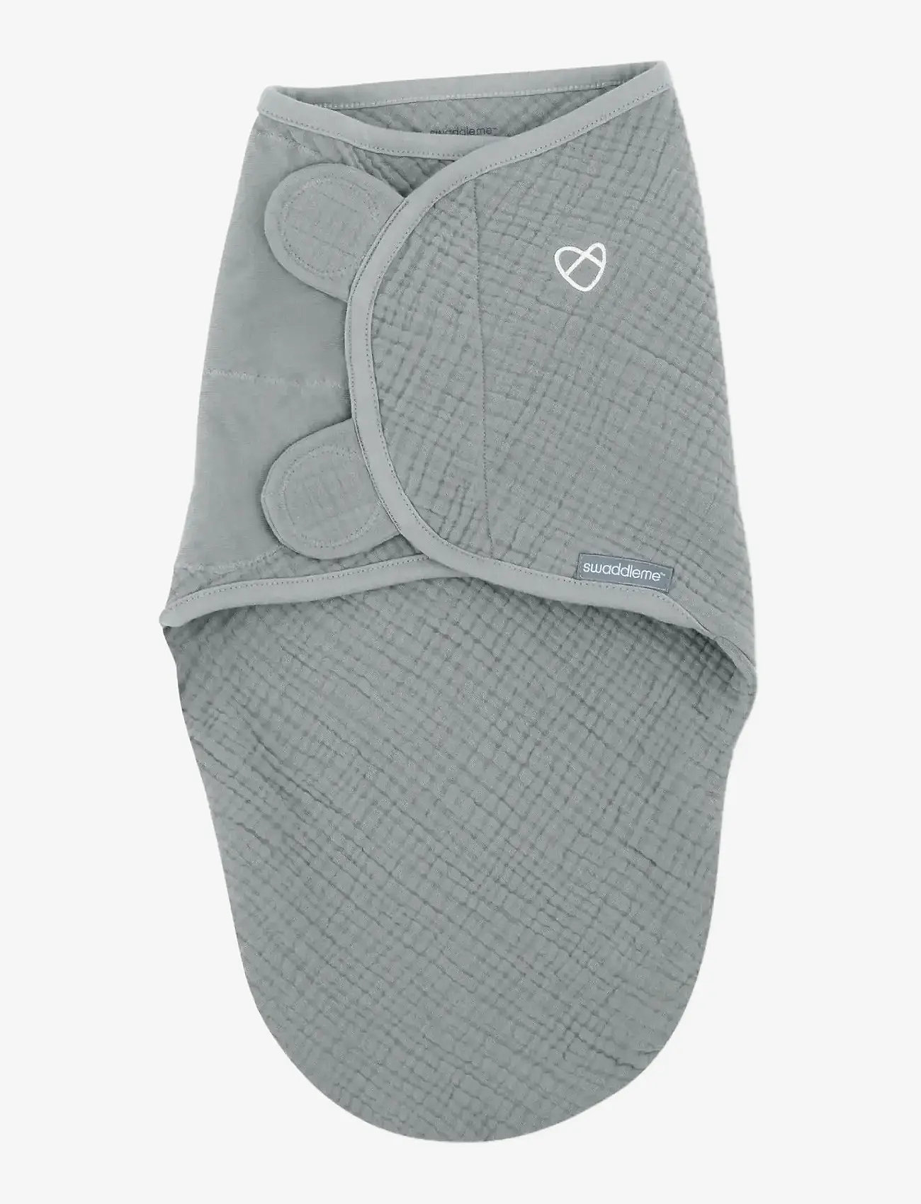 Ingenuity - SwaddleMe™ by Ingenuity™ Muslin Original Swaddle - Granite - grey - 1