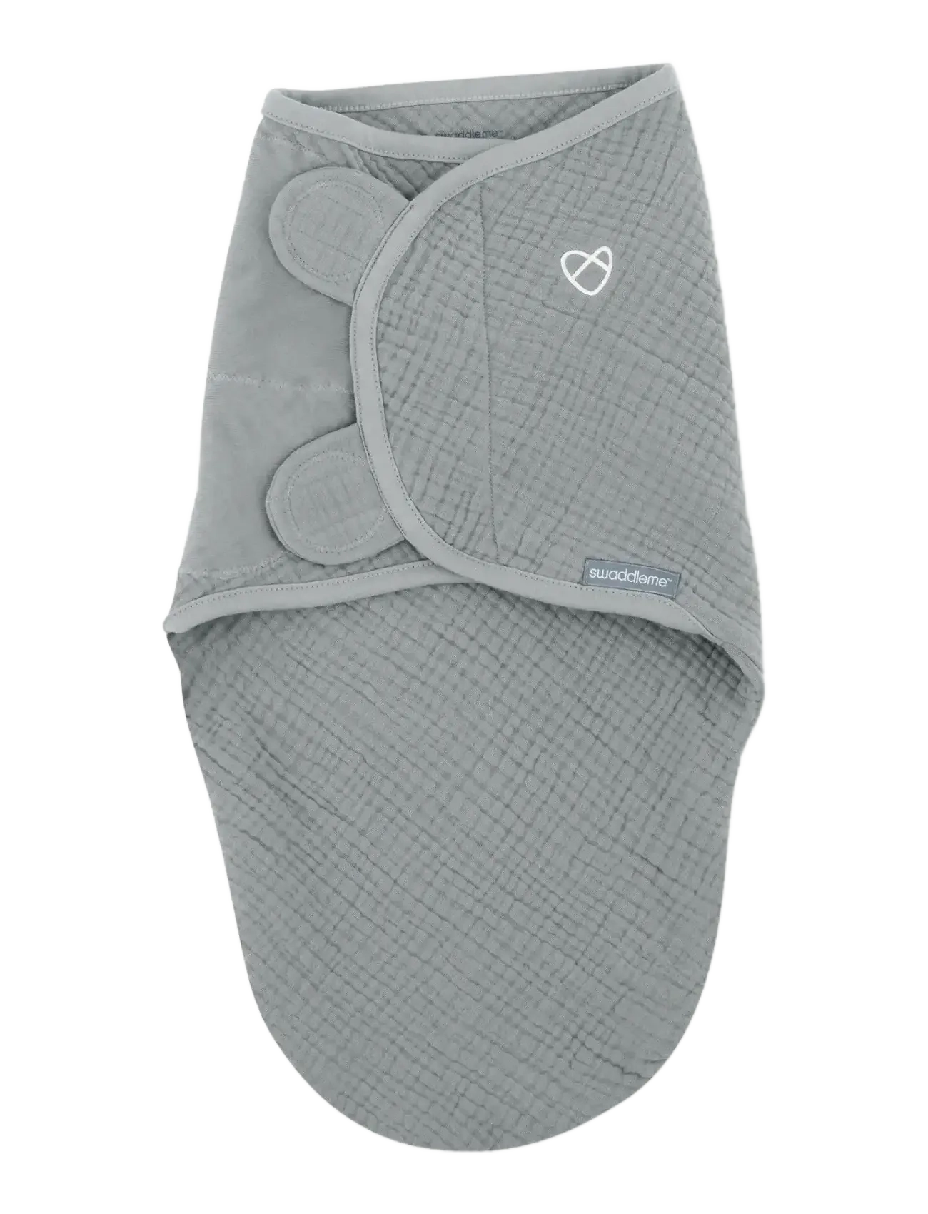 Ingenuity SwaddleMe™ by Ingenuity™ Muslin Original Swaddle - Granite - 4 for 3 - GREY / grey