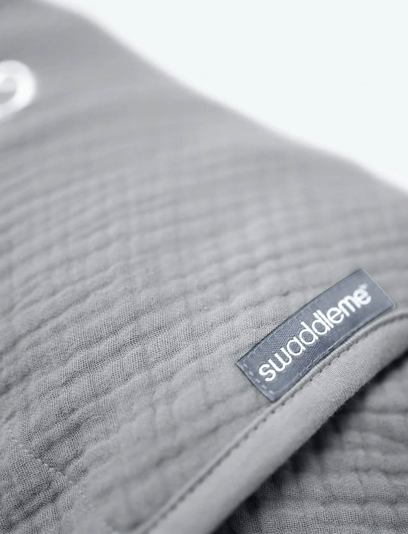 Ingenuity - SwaddleMe™ by Ingenuity™ Muslin Original Swaddle - Granite - grey - 4