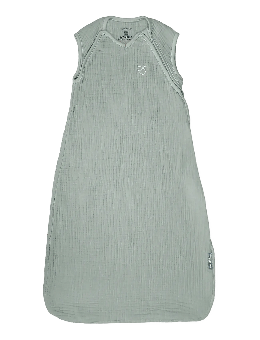 Ingenuity - SwaddleMe™ by Ingenuity™ Muslin Night Sack Sleeper - Moss - green - 1