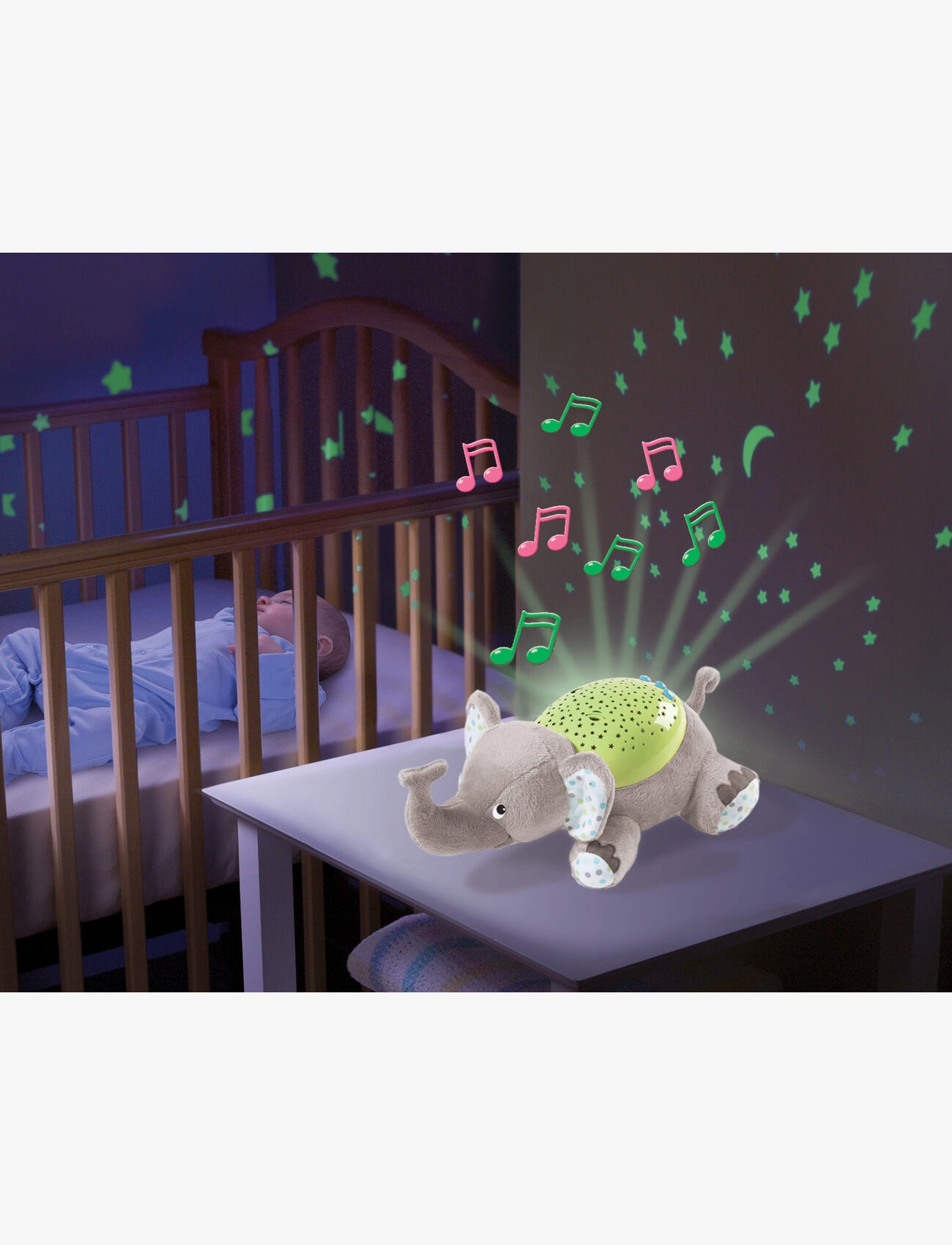 Ingenuity - Slumber Buddies Classic - Elefant - yölamput - multi coloured - 4