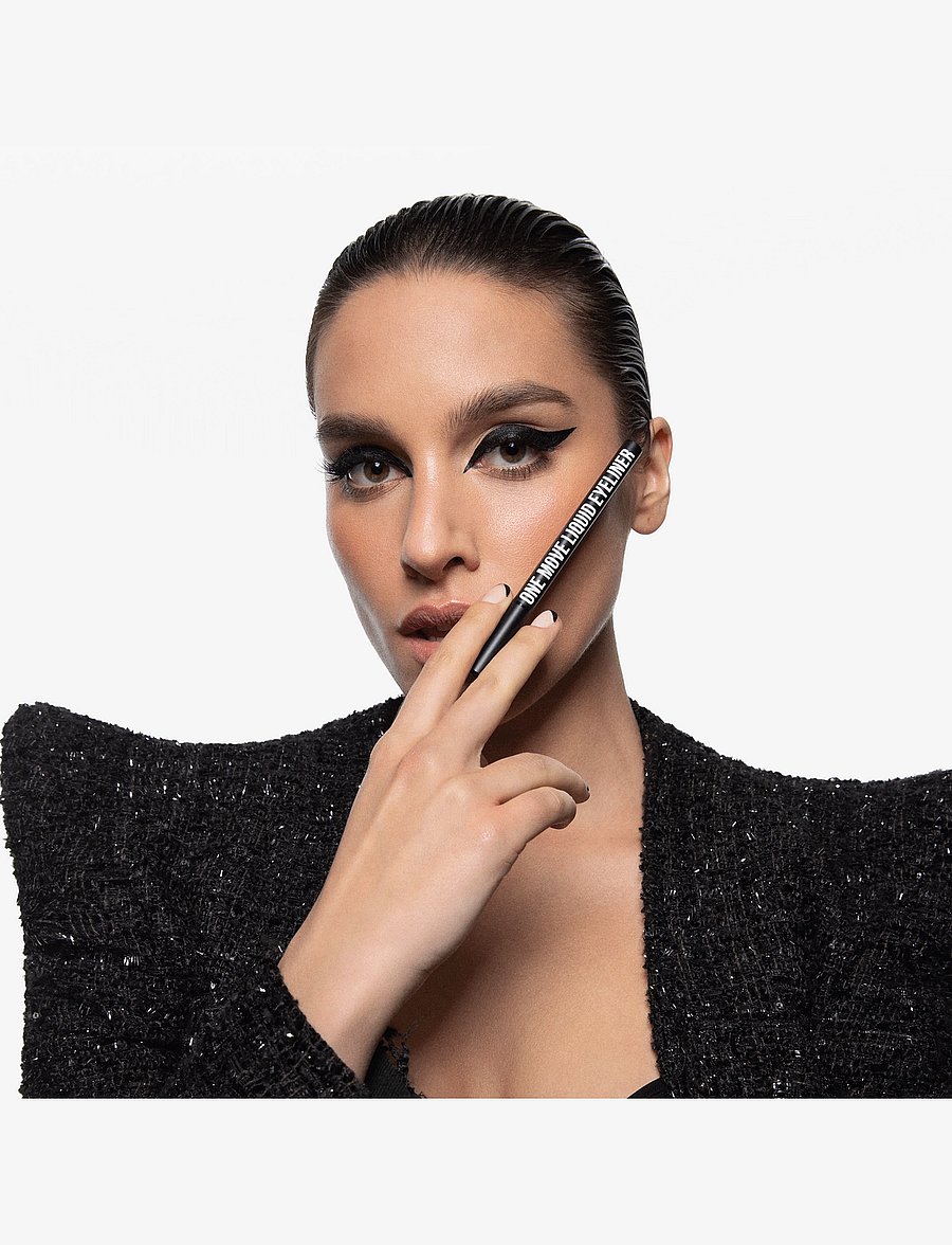 INGLOT - INGLOT ONE MOVE LIQUID EYELINER 01 - makeup - black - 4