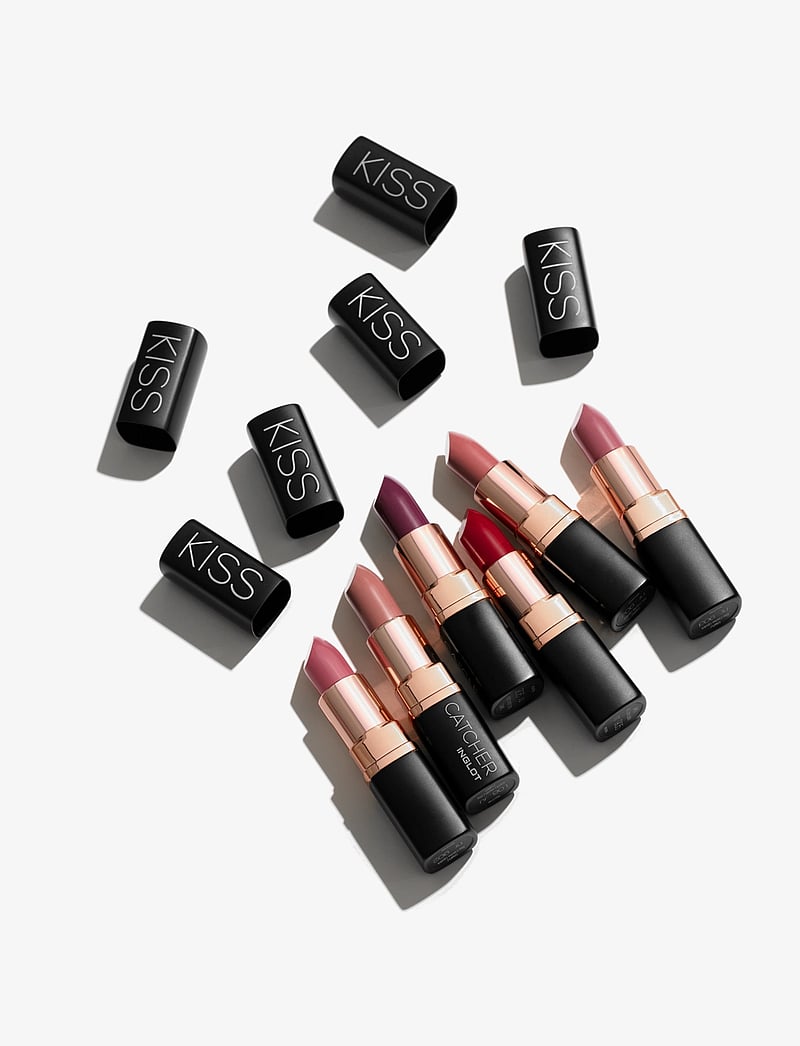 INGLOT - INGLOT KISS CATCHER LIPSTICK BLUSH WINE 902 - makeup - pink, raspberry colored - 3