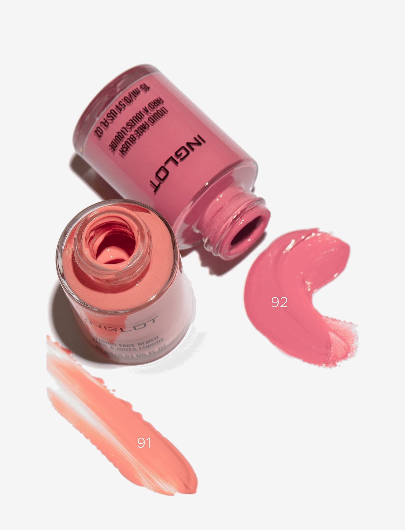 INGLOT - INGLOT LIQUID FACE BLUSH 91 - makeup - bright coral - 3