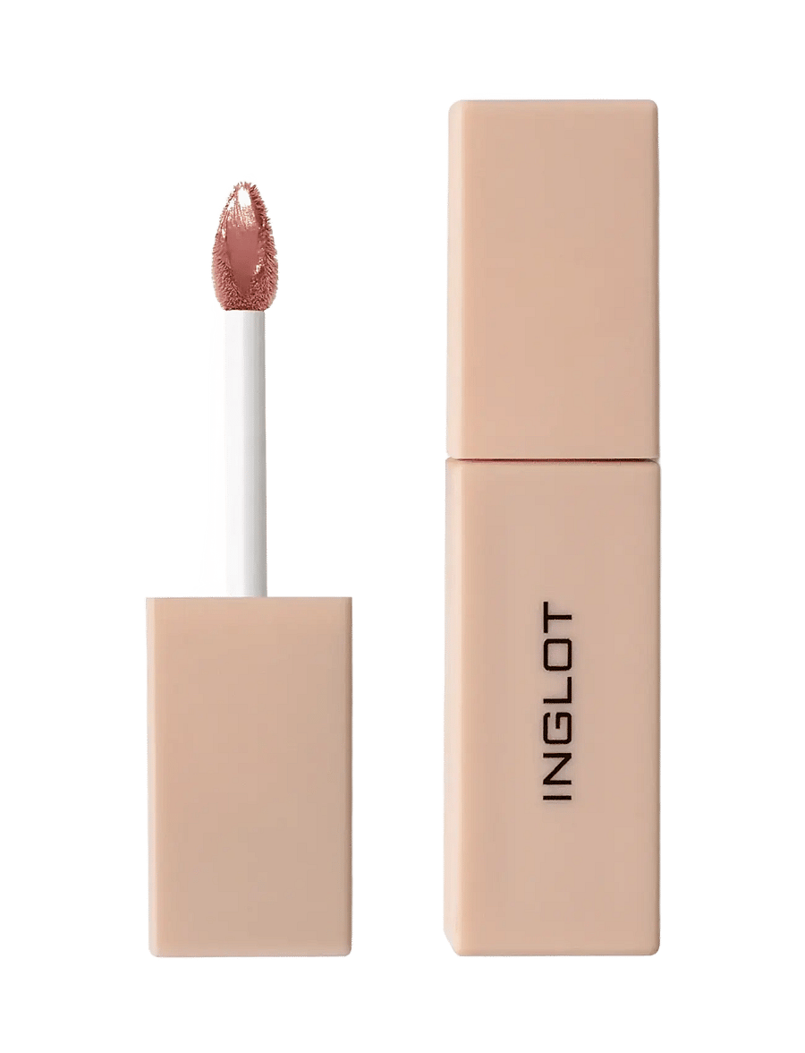 INGLOT - INGLOT GLAZED LIPS LIQUID LIPSTICK SPF 50+ PINK MERINGUE 91 - makeup - raspberry coloured, light brown, pink - 1