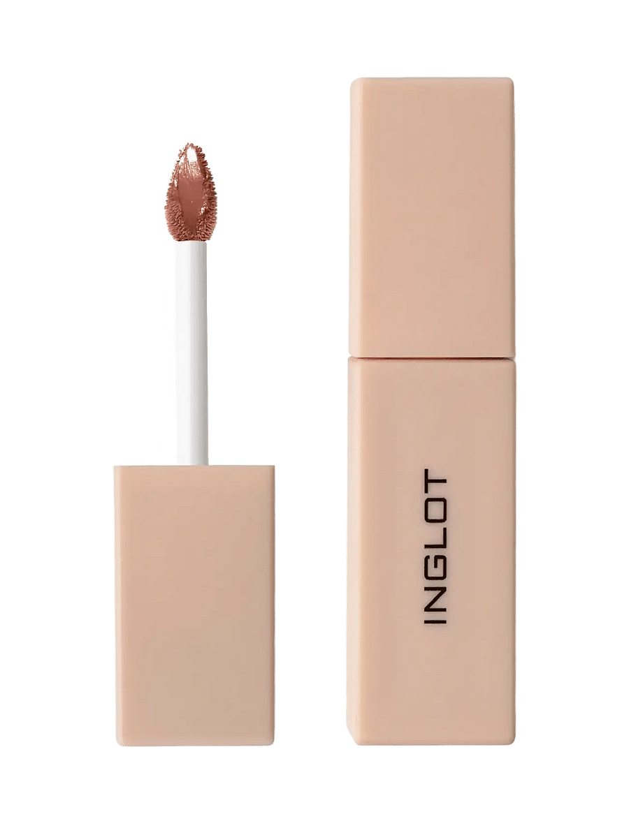 INGLOT - INGLOT GLAZED LIPS LIQUID LIPSTICK SPF 50+ SALTED CARAMEL 92 - makeup - mauve, pink, light brown - 1