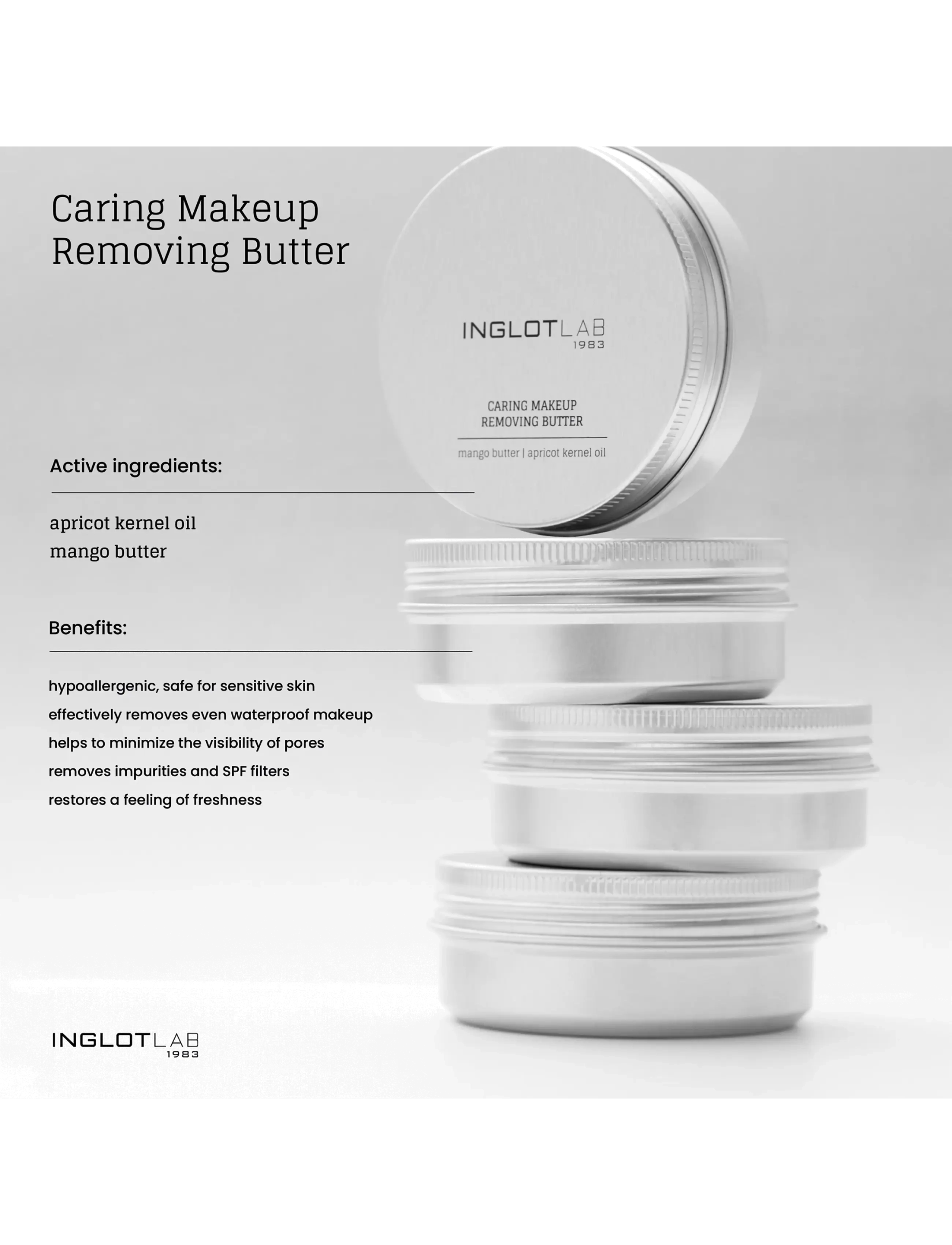 INGLOT - INGLOT LAB CARING MAKEUP REMOVING BUTTER - cleansing balm - transparent - 5