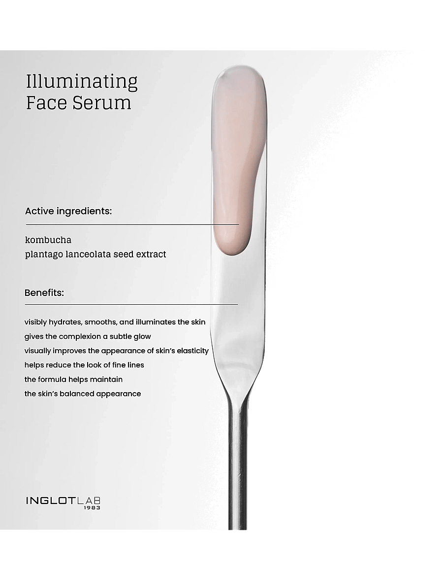 INGLOT - INGLOT LAB ILLUMINATING FACE SERUM - seerumid - neutral, pink,peach - 4