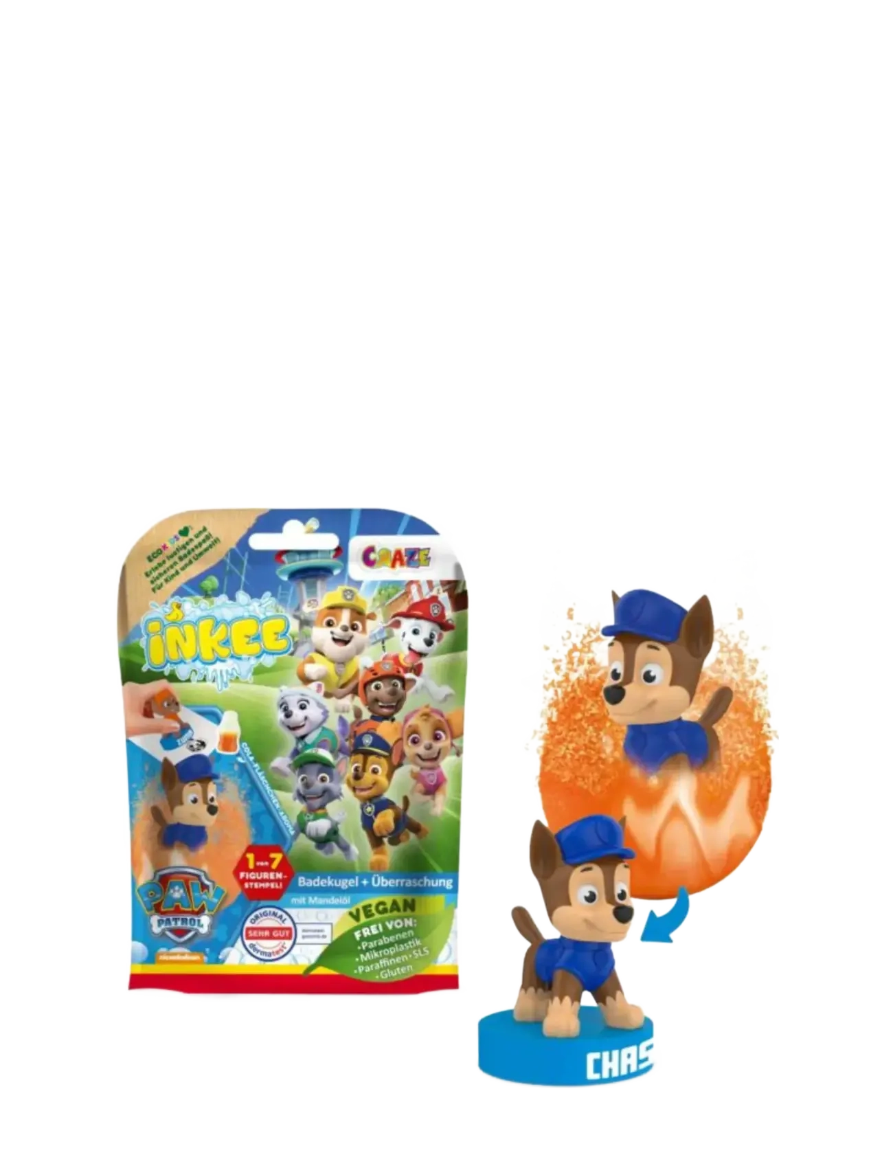 Inkee Inkee Surprise Bathbomb Paw Patrol, One Size, Multi/patterned, Bath & Water Legetøj > Bath Legetøj, Børn