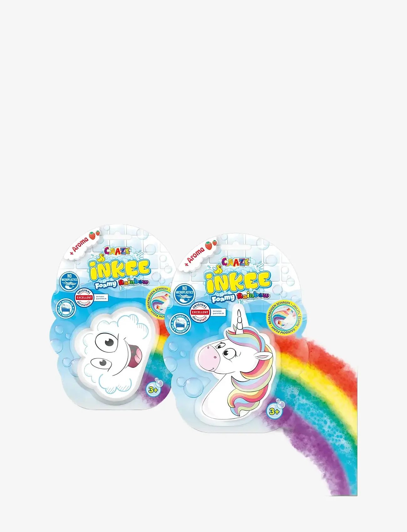 Inkee - INKEE FOAMY RAINBOW BATH BOMB DISPLAY - badespielzeug - multi color - 0