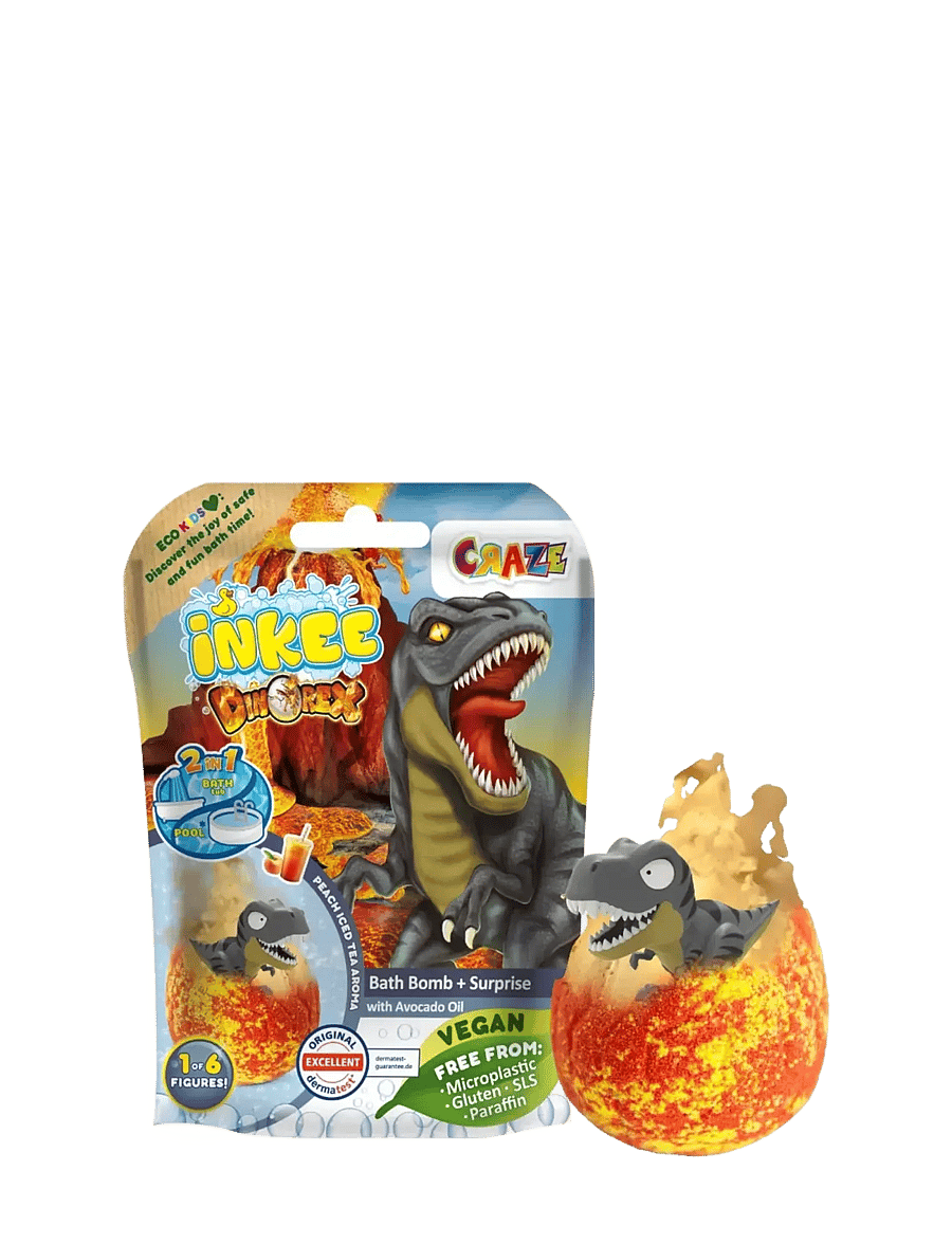 Inkee - INKEE SURPRISE BATH BOMB DINO - baðleikföng - multi color - 0