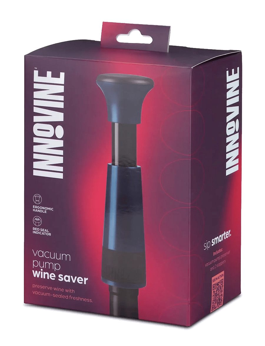 Innovine - Vacuum Pump Wine Saver in Deep Teal by Innovine™ - teal - 5