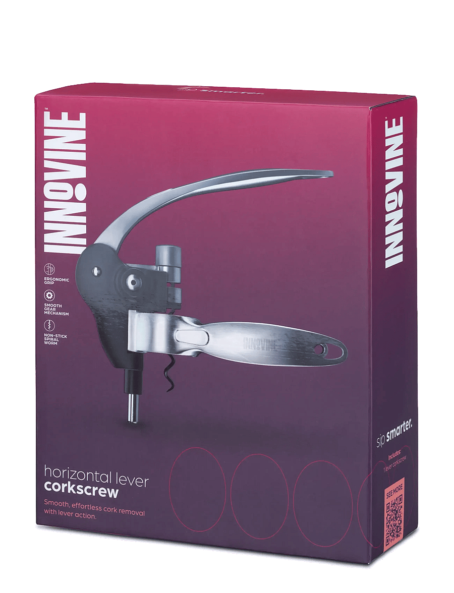 Innovine - Horizontal Lever Corkscrew by Innovine™ - flaschenöffner & weinverschlüsse - black - 5