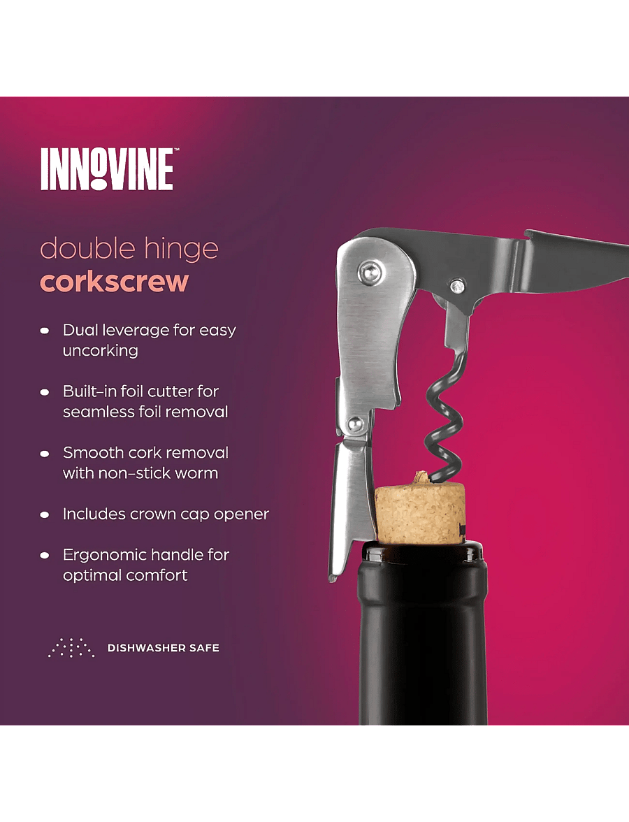 Innovine - Double Hinge Corkscrew in Graphite by Innovine™ - grey - 4