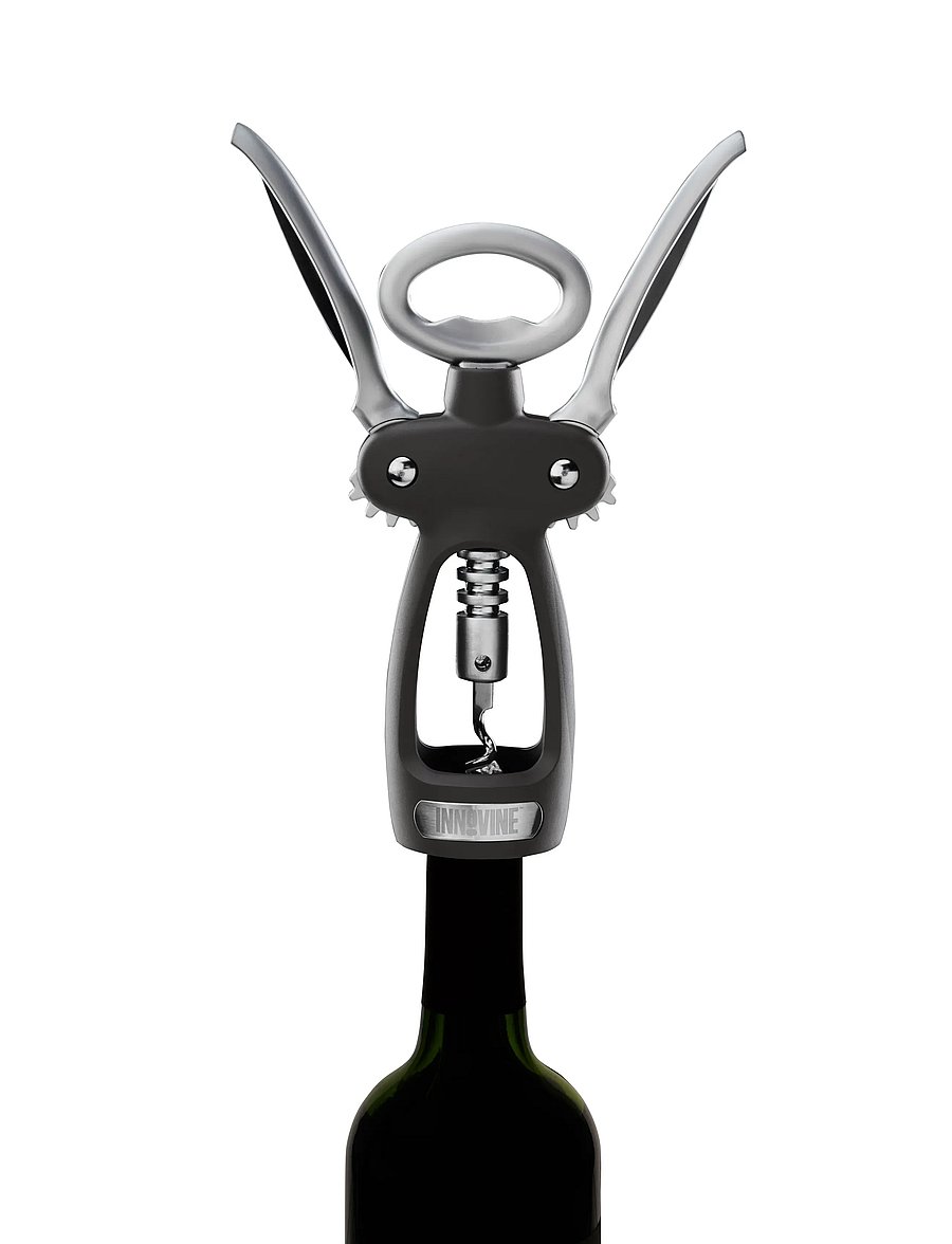 Innovine - Double Lever Corkscrew in Graphite by Innovine™ - black - 0