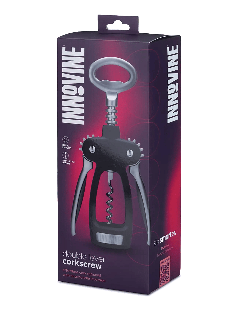 Innovine - Double Lever Corkscrew in Graphite by Innovine™ - black - 5