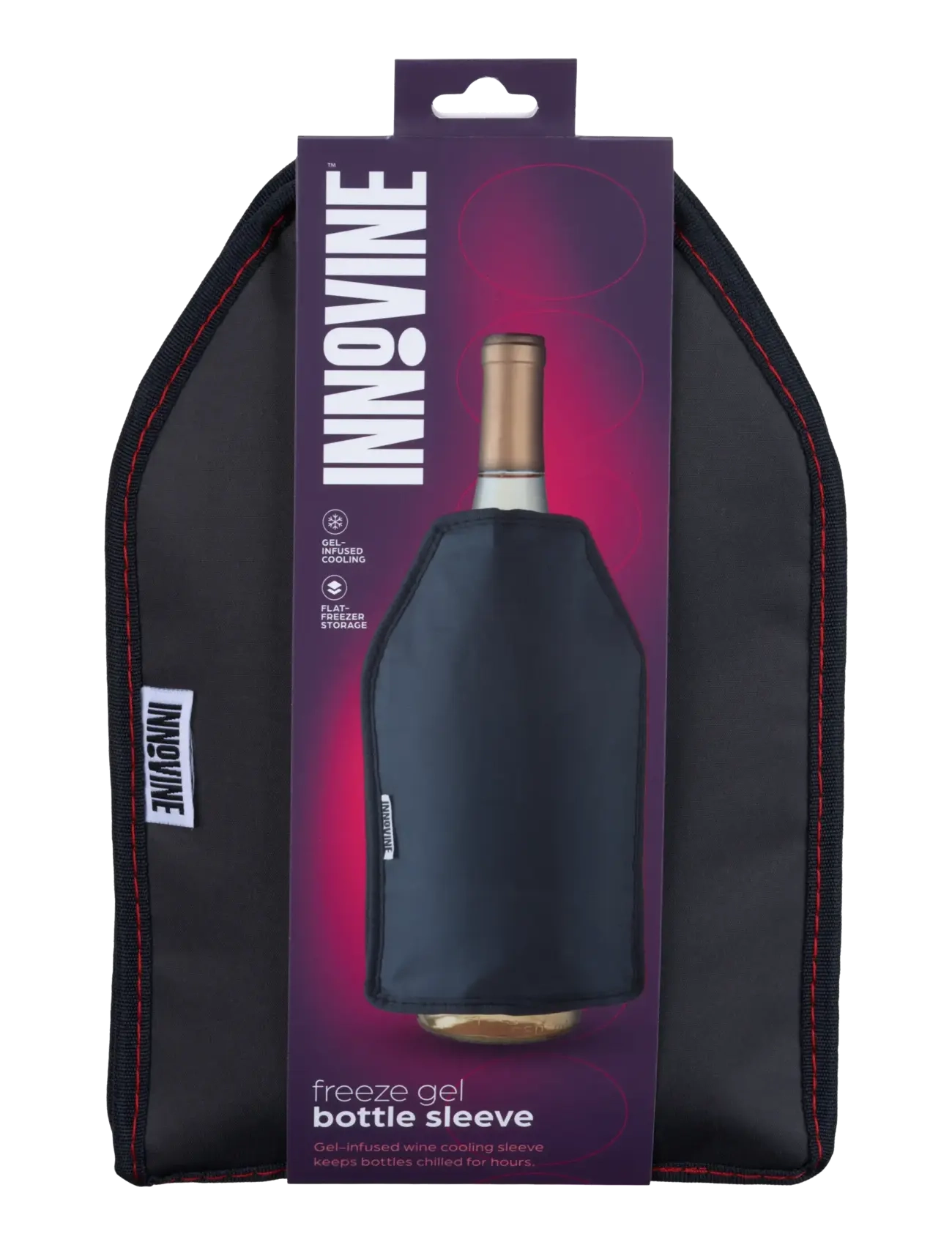 Innovine - Wine Chilling Wrap in Graphite by Innovine™ - flaskkylare - grey - 4