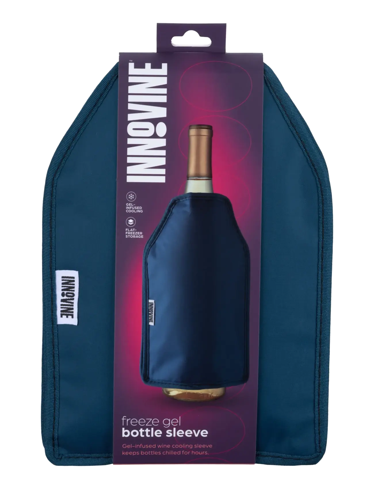 Innovine - Wine Chilling Wrap in Deep Teal by Innovine™ - teal - 4