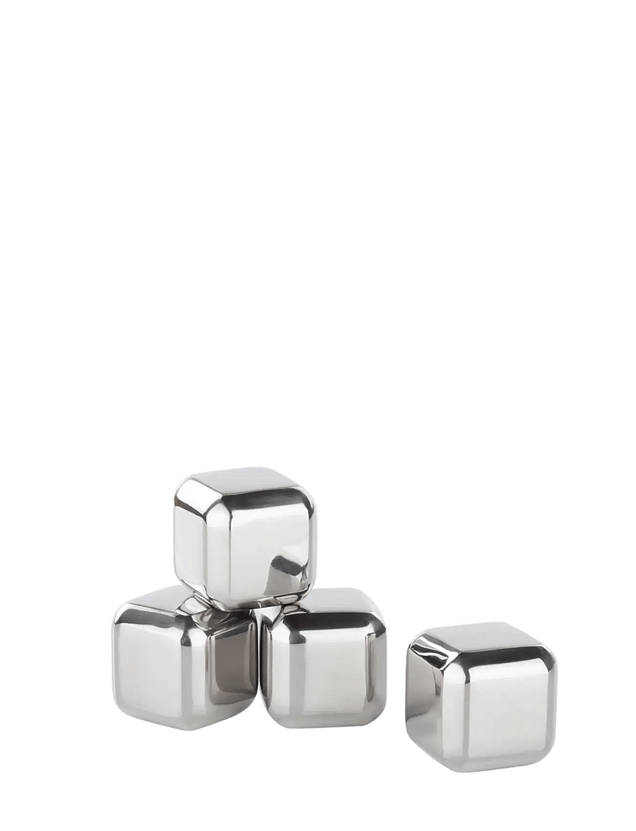 Innovine - Stainless Steel Cooling Cubes by Innovine™ - silver - 0