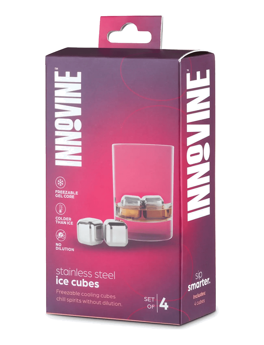 Innovine - Stainless Steel Cooling Cubes by Innovine™ - silver - 4
