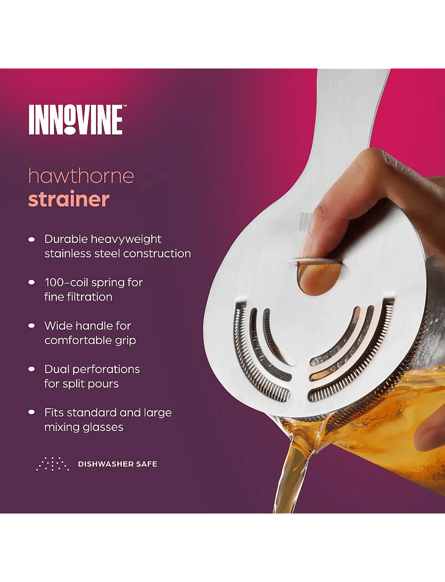 Innovine - Hawthorne Strainer by Innovine™ - silver - 3