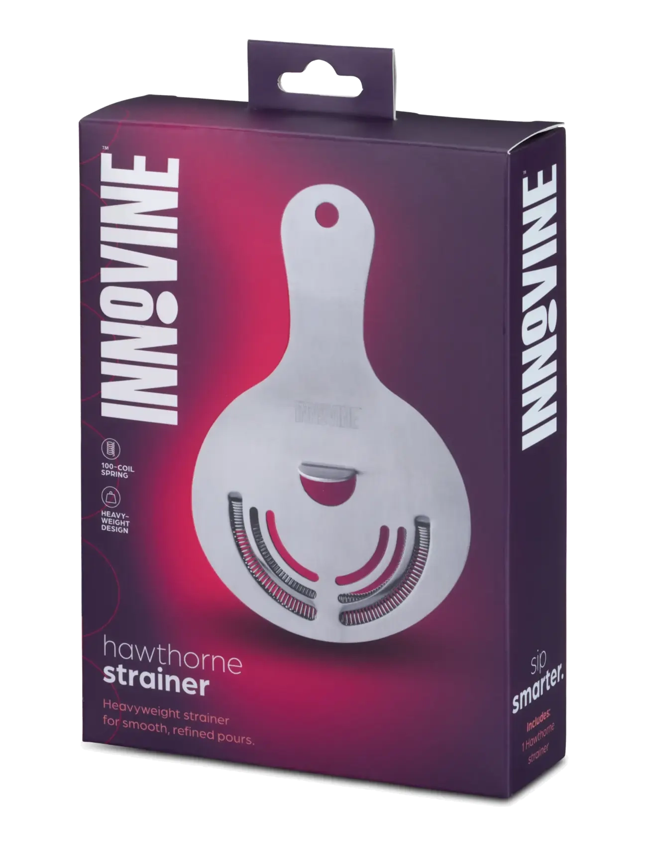 Innovine - Hawthorne Strainer by Innovine™ - shakers & cocktailtillbehör - silver - 4