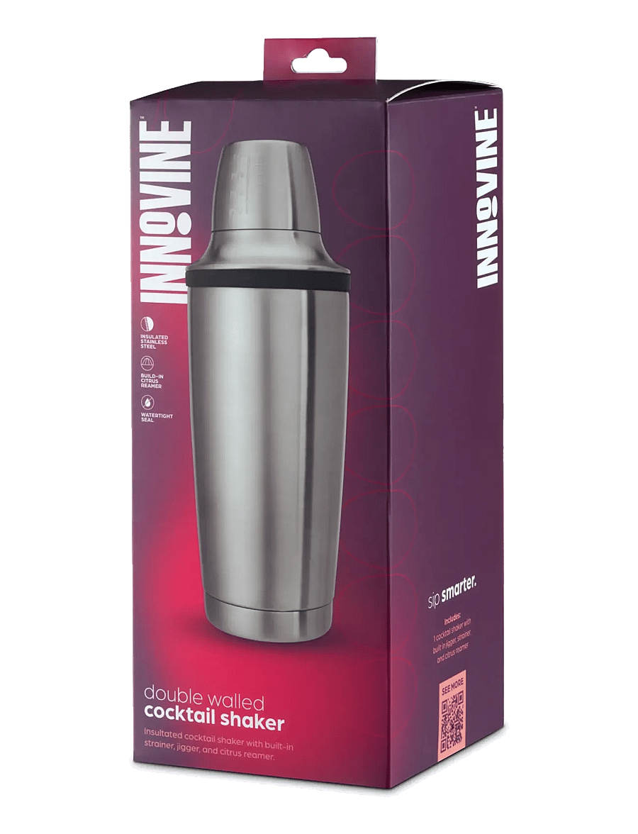 Innovine - Double Walled Cocktail Shaker by Innovine™ - Šeikerid ja kokteilivahendid - silver - 5