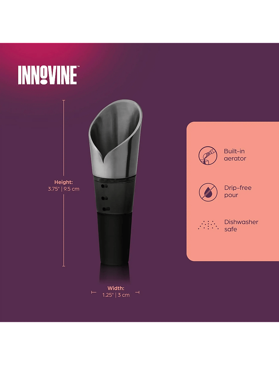 Innovine - Aerating Pour Spout in Graphite by Innovine™ - grey - 1